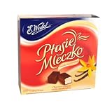Ptasie Mleczko Chocolate Covered Vanilla Marshmallow (birds milk chocolate), 14.8 Oz