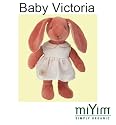 miYim Organic Plush Fairytale Collection - 9" Baby Victoria the Bunny