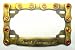 Harley Davidson License Plate Frame~ Rare Vintage Frame~ Made Of Solid Brass!