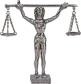Justitia Pewter Pen Holder