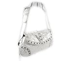 Bag "Ed Hardy" weiss-silber.