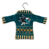 San Jose Sharks Knit Sweater Ornament