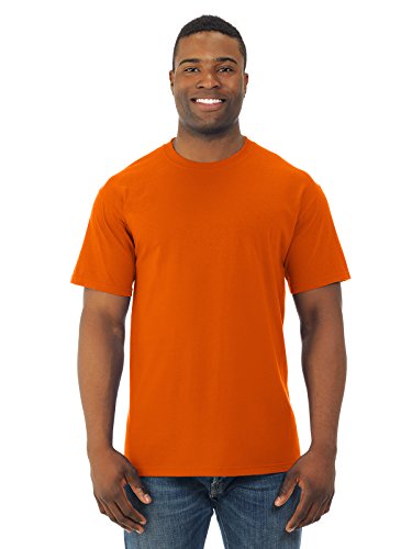 Fruit of the Loom Adult Crewneck Short Sleeve T-Shirt, Burnt Orange, Large