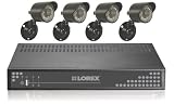 Lorex 8 Channel Network Video Surveillance DVR with 4 Color Security Cameras