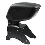 Blk Big Storage Armrest Box Center Console Universal Fit 