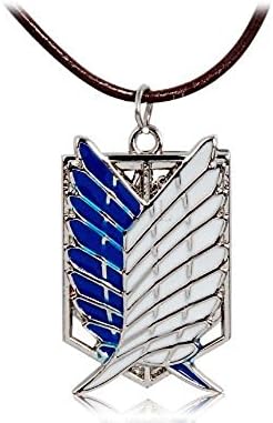 Attack on Titan Dual Wing Pendant Necklace