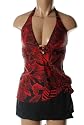 Lauren Ralph Lauren 2 Pc Tankini Swimwear Suit Set Color: RED (multi-colored) Size: 10