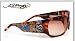 ED HARDY EHS 025 GEISHA & DRAGON TORTOISE PLASTIC SUNGLASSES