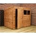 OXFORD: 8FT x 6FT SUPER SAVER OVERLAP PENT SHED (Solid 10mm OSB Floor)