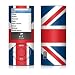 Union Jack Design Decal Sticker for Apple iPod Nano 5G (5th Generation)
