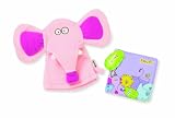 Manhattan Toy Boogaloo Bath Ellie Elephant Bath Book and Bath Mitt in Pink