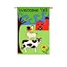 Welcome Farm Applique Large Flag