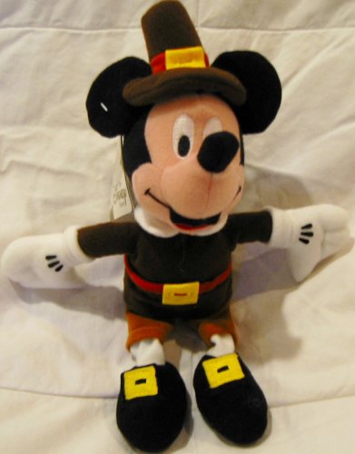 <br />Disney Bean Bag Plush-Pilgrim Mickey