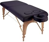 Custom Craftworks Breast Recess Selene Luxury Portable Massage Table Package (Ebony)