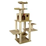 Armarkat A7202 72-Inch Cat Tree, Beige