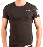 MENS NEW SEXY BLACK STRIPE T-SHIRT PROJEK RAW MEDIUM