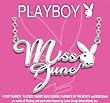 PLAYBOY MISS JUNE PLAYMATE OF THE MONTH NECKLACE PLAYBOY MISS JUNE PLAYMATE OF THE MONTH NECKLACE
