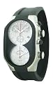 Philip Stein Teslar Sport Mens Black Rubber Strap White Dial Chronograph Dual Time Watch 5-B-CRW-NRB