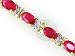 14K 8.00 CTW Ruby & Diamond Bracelet