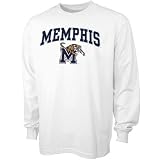Memphis Tigers White Bare Essentials Long Sleeve T-shirt