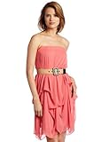 Tiana B Women's Miamai Girl Strapless Dress, Coral, 4