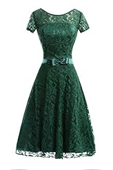 Plus Size Polyester/Satin Knee Length Short Scoop Neck  Illusion Sheer Lace Short Sleeves Floral Print Mother-of-the-Bride Dress  With a Bow(s) and a Sash 
