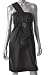 Lavendar Label by Vera Wang Embellished Silk Dress Color: BLACK (black) Size: 6