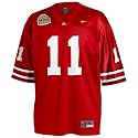 Nike Ohio State Buckeyes #11 Scarlet 2007 National Championship Game Replica Football Jersey