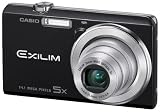 Casio Exilim EX-ZS10 Black 14 MP Stylish and Slim Digital Camera with 5x Wide-Angle Zoom and 720p HD Video Capture