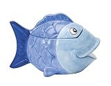 Progressive Ceramic Big Fish Cat Treat Container