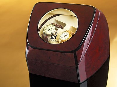 Innovative Gadget TM515DE Steinhausen Compact Dual Cherrywood Watch Winder