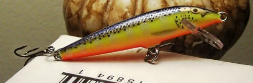 RAPALA FLOATER 2-3/4^HOT STEEL