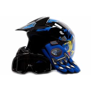Youth Motocross Helmet Gloves Goggles