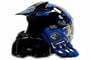 Youth Motocross ATV Dirt Bike MX Helmet, Gloves and Goggles Blue With Awsome Graphics, Medium