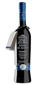 Masia el Altet Premium- Award Winning Cold Pressed EVOO Extra Virgin Olive Oil, 2012-2013 Harvest, 17-Ounce Glass Bottle