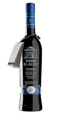 Masia el Altet Premium- Award Winning Cold Pressed EVOO Extra Virgin Olive Oil, 2012-2013 Harvest, 17-Ounce Glass Bottle