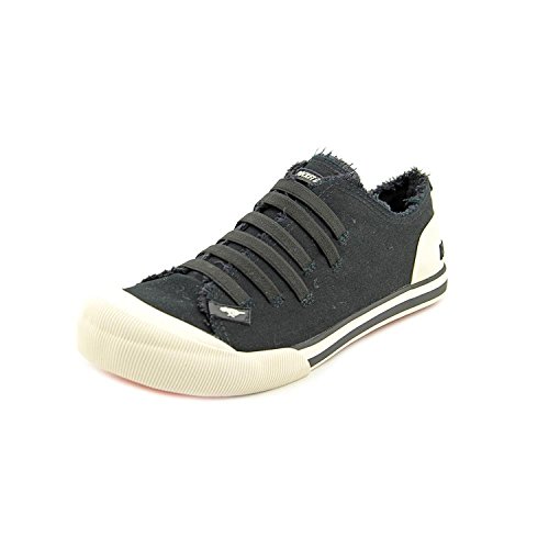 Rocket Dog Womens Joint Sneakers,Black Canvas,11