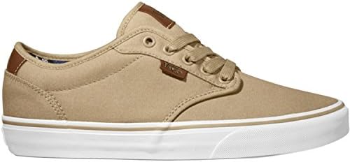Atwood Deluxe Skate Shoes, White/Tan, 8.5 by Vans for Men's