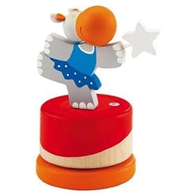 Sevi Le Cirque Music Box Hippo Animal Eco-Friendly Toy by Sevi