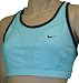 Nike women's Fit Dry Sports Bra Sky Blue Black