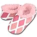 Snoozies Cool Geometric Fleece Lined Womens Footies
