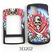 PIRATE SKULL & FLAMES snap on hard case faceplate for LG CU720 Shine (many other designs available!)