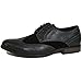 Alpine Swiss Zurich Mens Wing Tip Oxfords TwoTone Brogue Medallion Black 11 M US