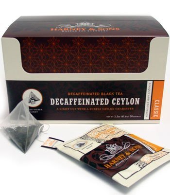 Decaffeinated Ceylon, 1 Individually Wrapped Tea Sachet - By Harney & Sons by Decaf House Blend