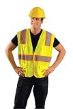 Two-Tone Surveyor's Vest - Orange - Extra Large