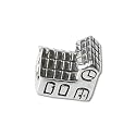 Carlo BIAGI Bead 925 Silber Kirche Kreuz Armband Anh&auml;nger BBS103