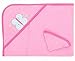 Gerber Bath Hooded Towel and Washcloth Set - Girl
