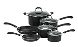 New - T-fal E938SA74 Professional Total Non-Stick 10-Piece Cookware Set - Black by T-fal