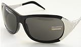 Roberto Cavalli - New Roberto Cavalli Amimone 310S 310-S 199 Sunglasses Dark Gray Shades Silver Black Frame Size: 65-15-120