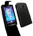 EMARTBUY SONY ERICSSON XPERIA X10 FLIP CASE COVER WITH BUILT IN PHONE HOLDER BLACK AND LCD SCREEN PROTECTOR  from EMARTBUY